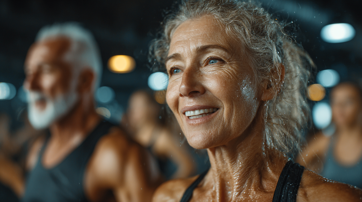 Йога на природі для старших людей